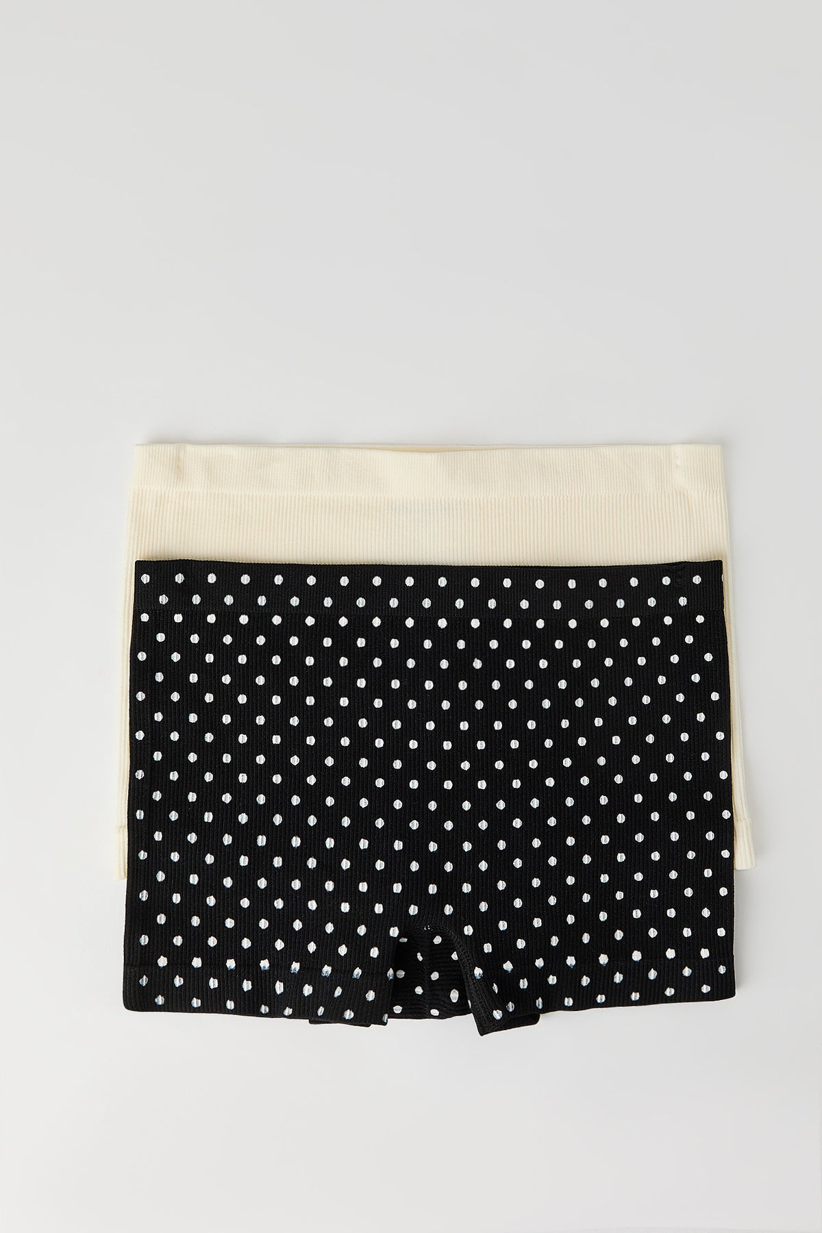 Vue alternative 4. Culotte garçonne côtelée sans couture (Lot de 2)