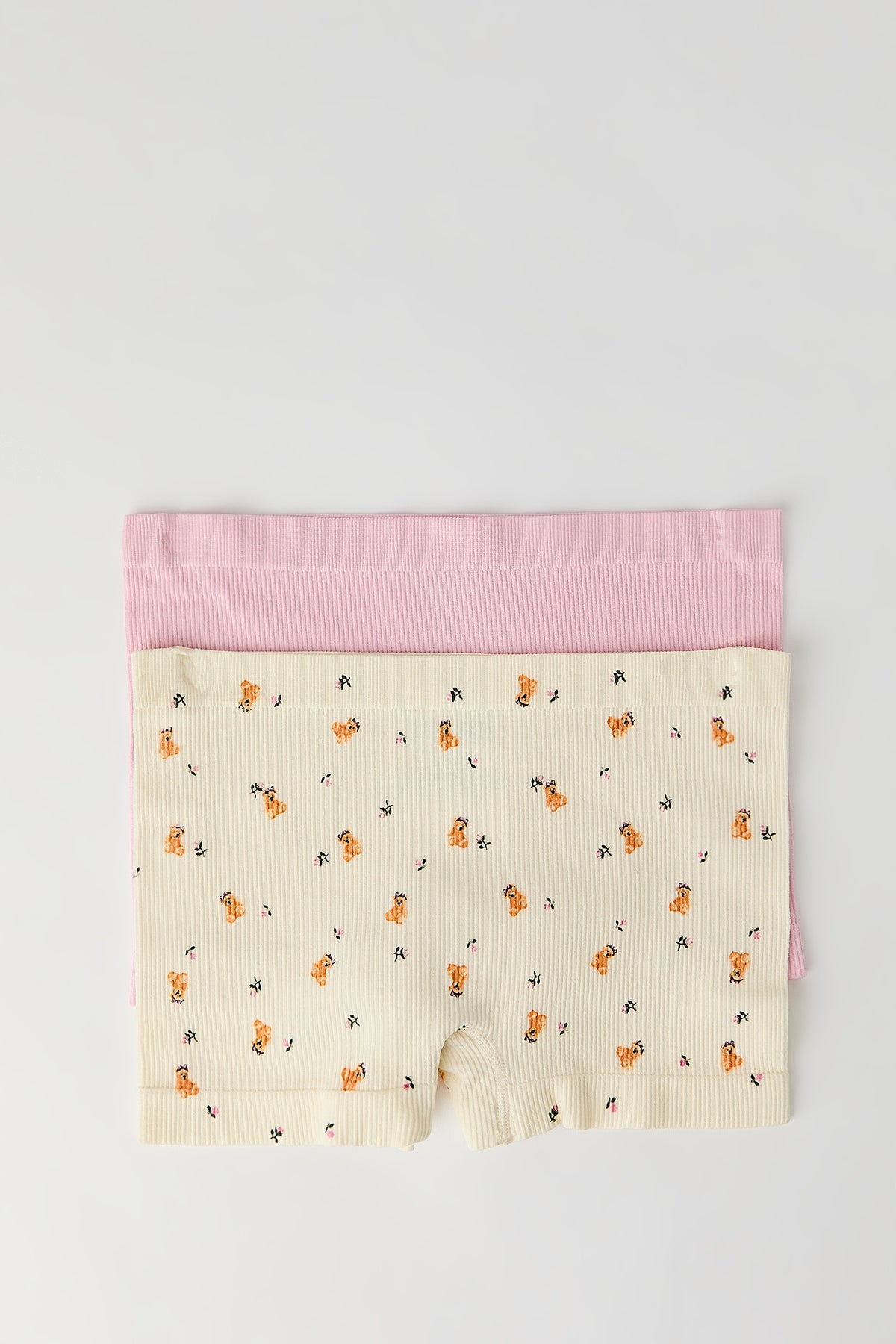 Vue alternative 4. Culotte garçonne côtelée sans couture (Lot de 2)