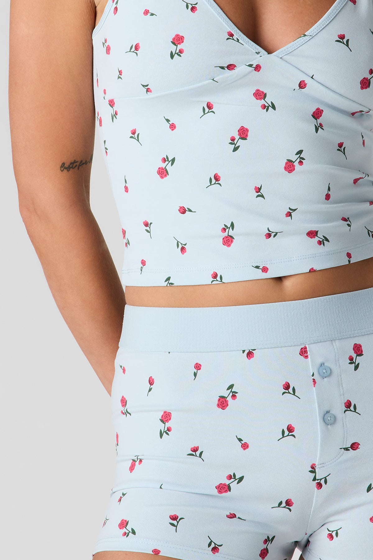Vue alternative 5. Ensemble pyjama avec débardeur imprimé et caleçon