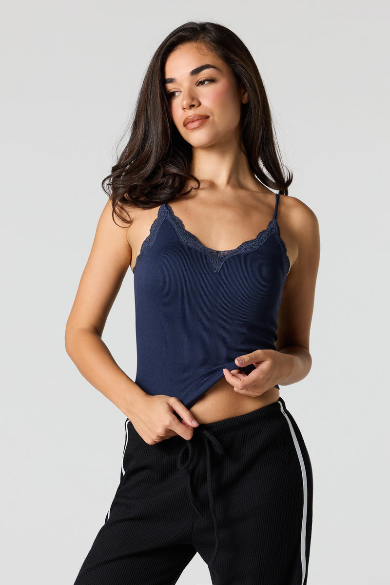 Braless Seamless Ribbed Cami
