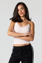 Braless Seamless Ribbed Cami