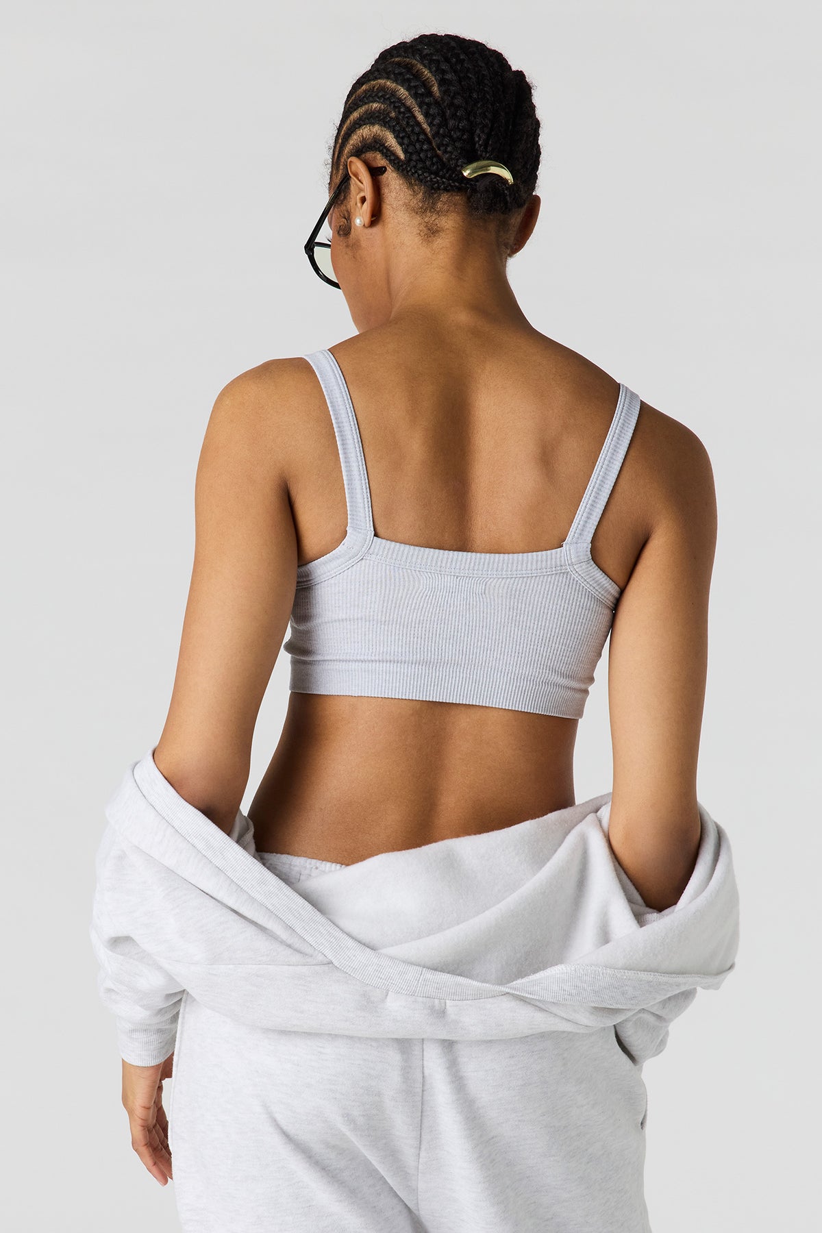 Vue alternative 2. Bralette sans couture à encolure carrée
