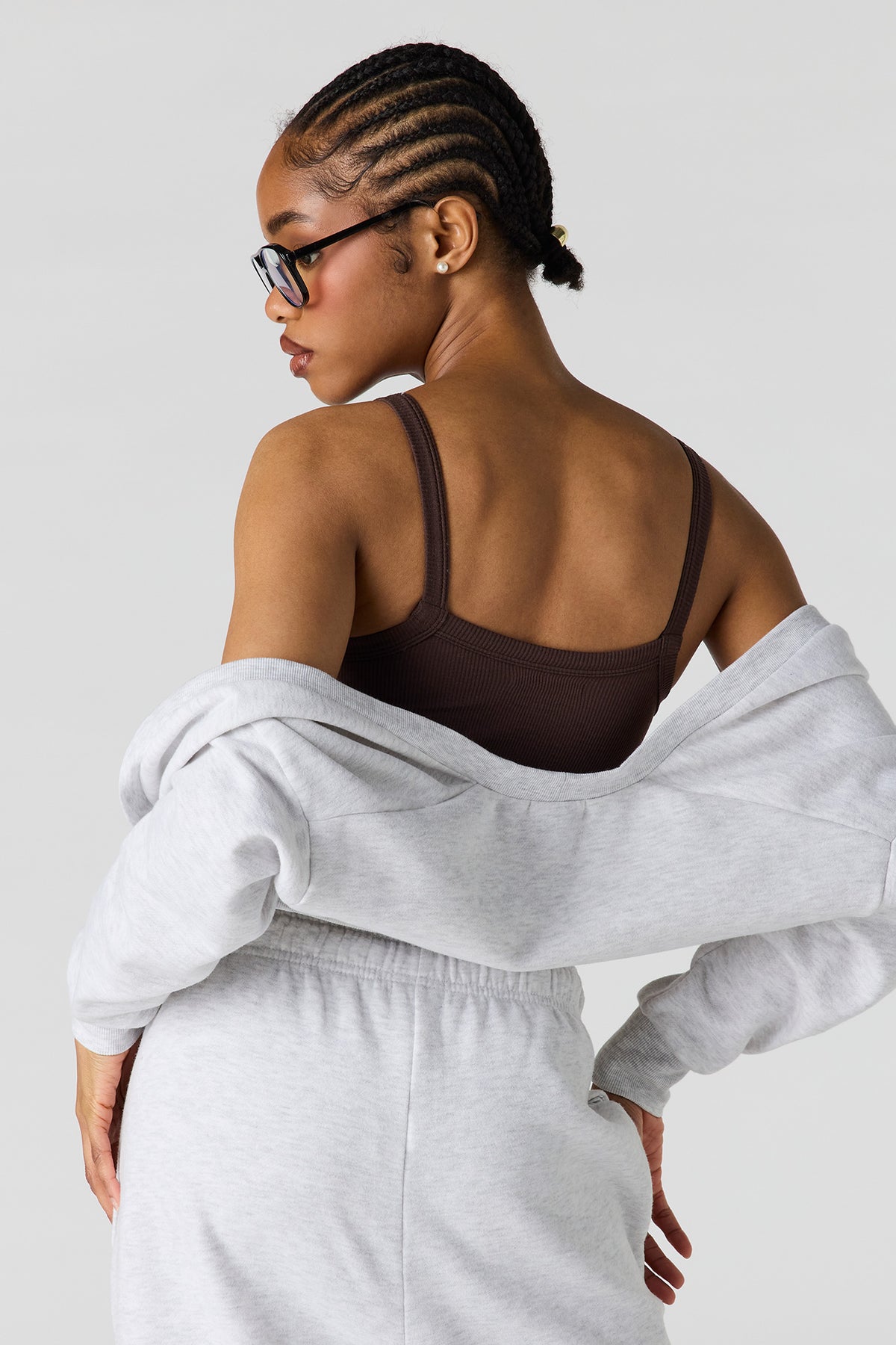 Vue alternative 2. Bralette sans couture à encolure carrée