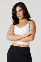 Braless Seamless Ribbed Tank