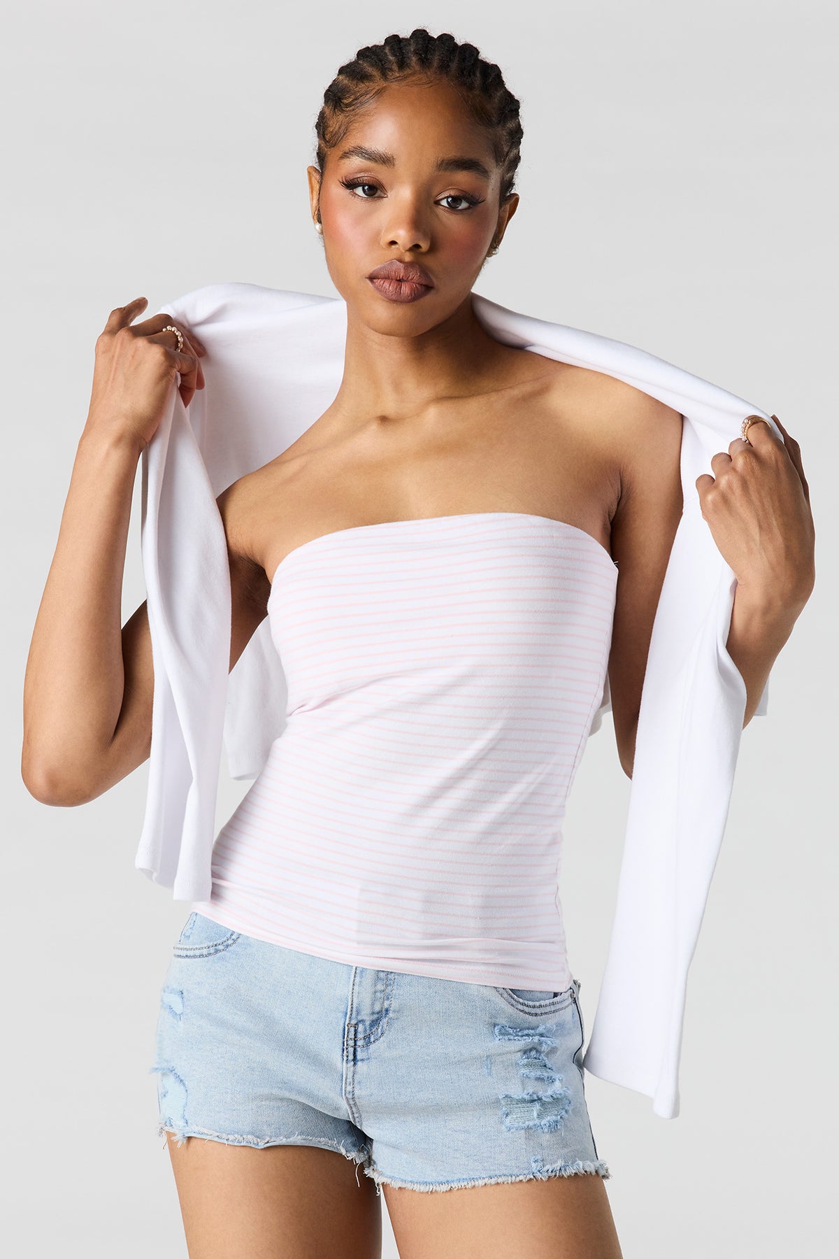 Braless Tube Top - Dusty Rose