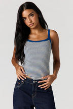 Ribbed Scoop Neck Tank