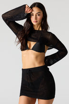 Couvre-maillot crocheté écourté