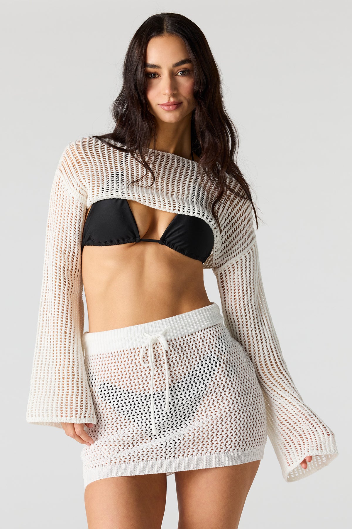 Vue alternative 4. Couvre-maillot crocheté écourté
