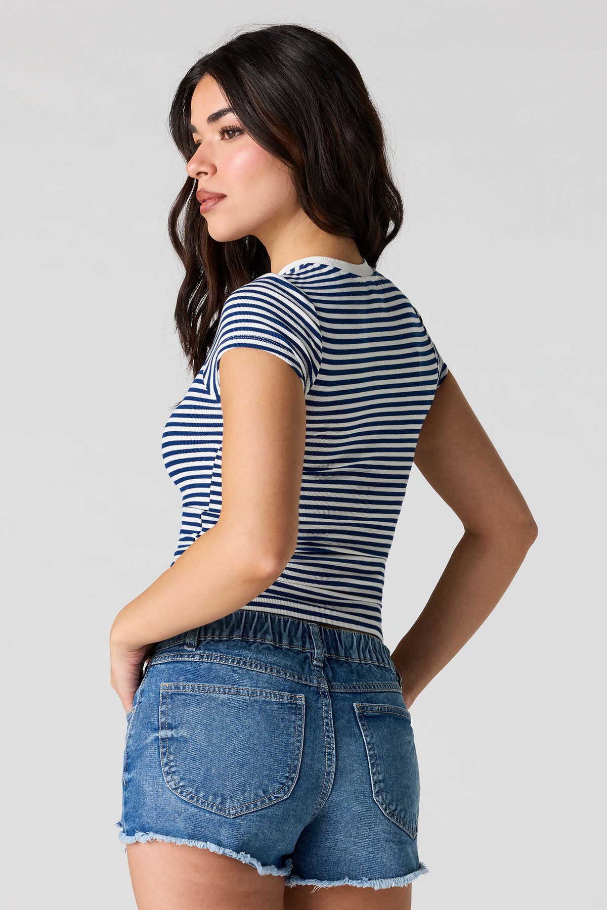 Vue alternative 2. T-shirt côtelé