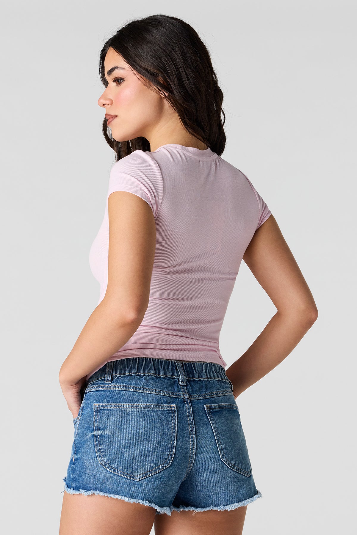 Vue alternative 2. T-shirt côtelé
