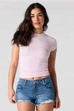 T-shirt côtelé