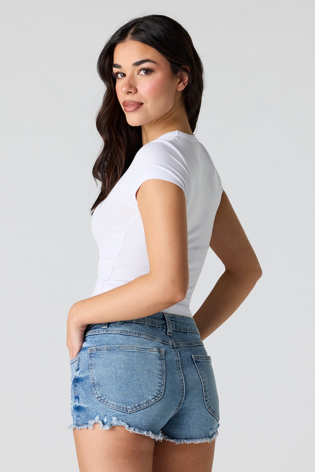 Vue alternative 2. T-shirt côtelé