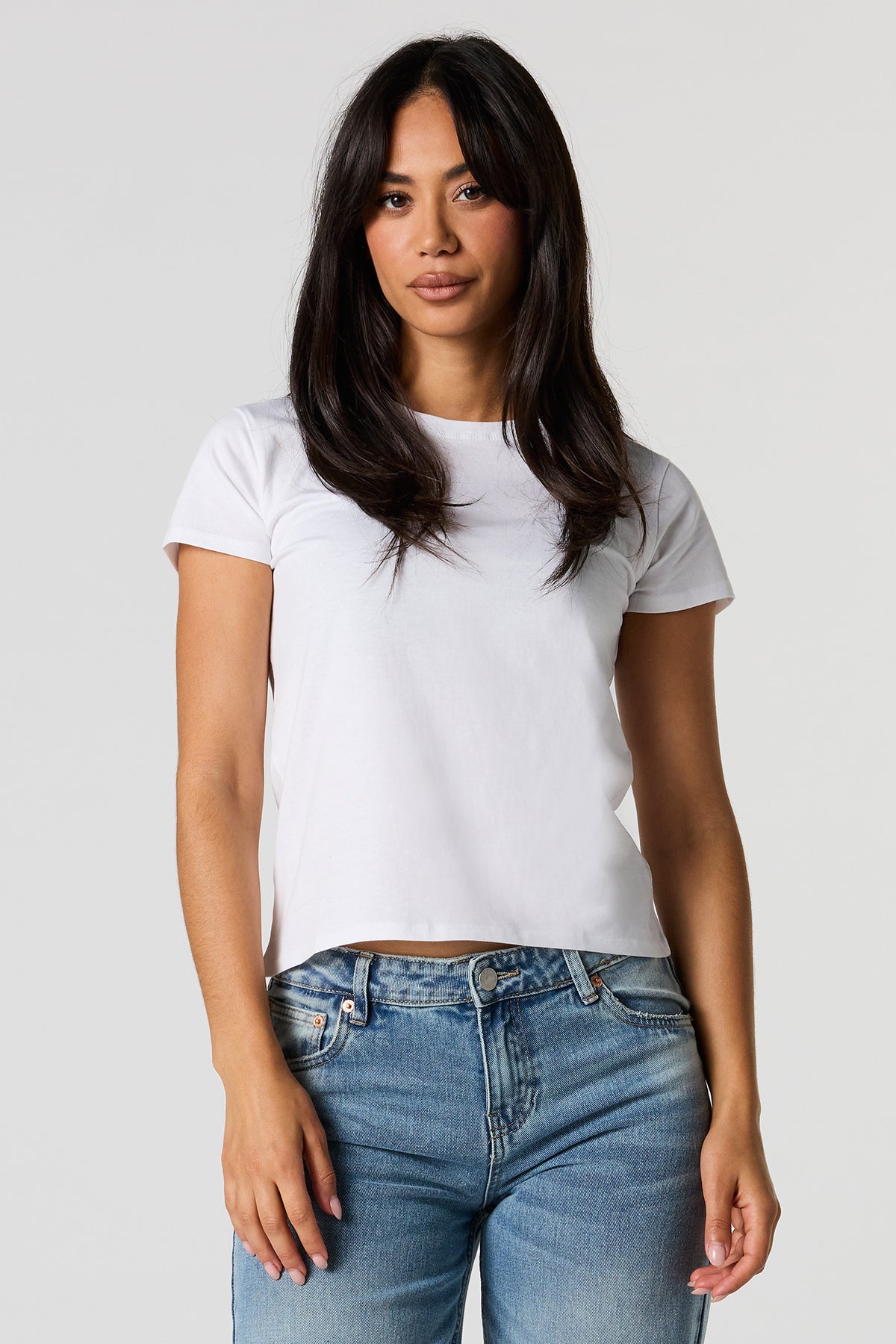 Crew Neck T-Shirt - White