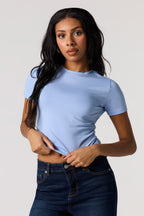 T-shirt ras du cou ultracourt