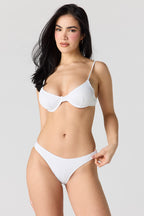 Culotte de maillot froissée