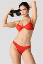 Culotte de maillot froissée
