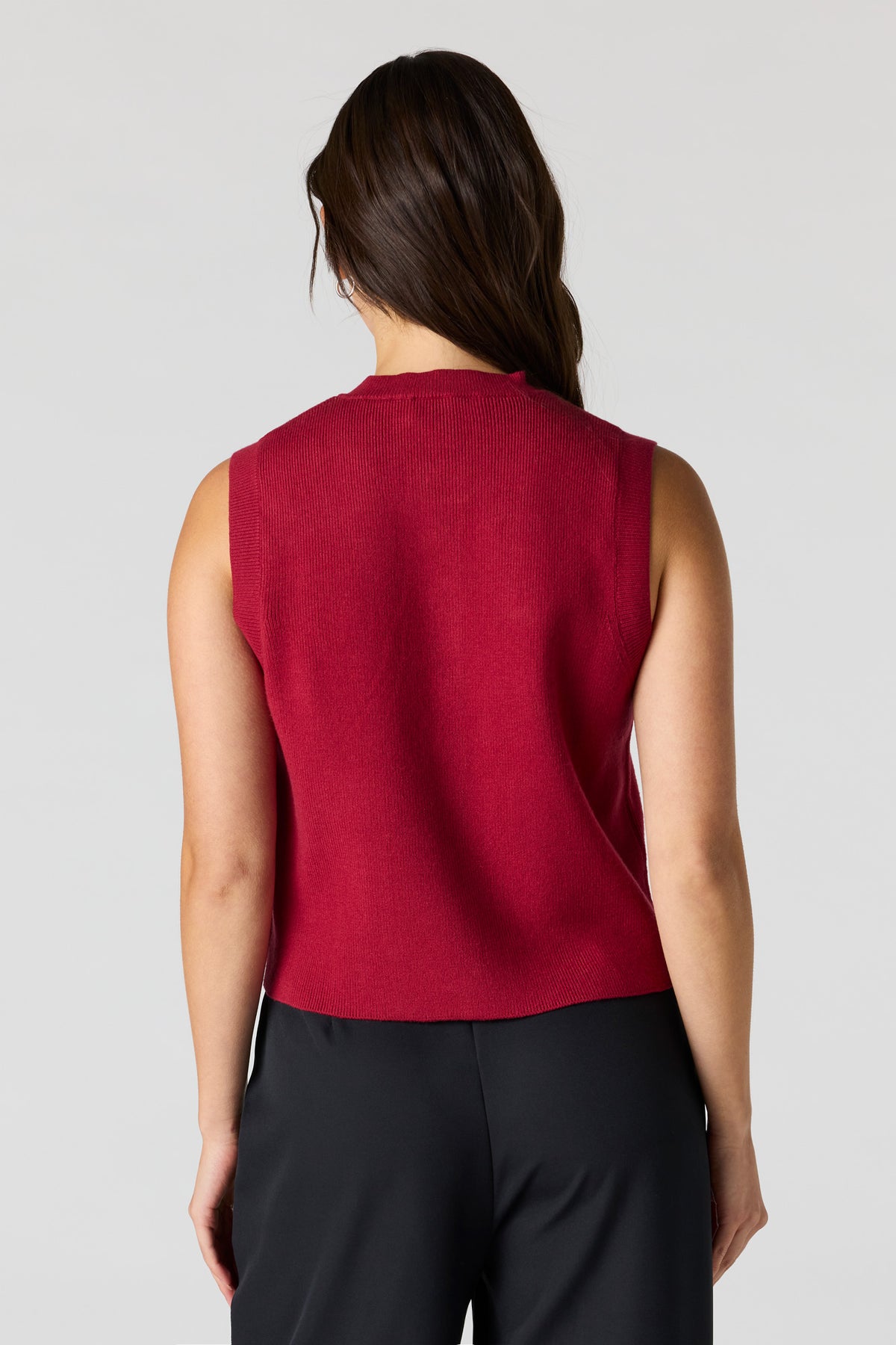 Vue alternative 2. Veste boutonnée en tricot côtelé