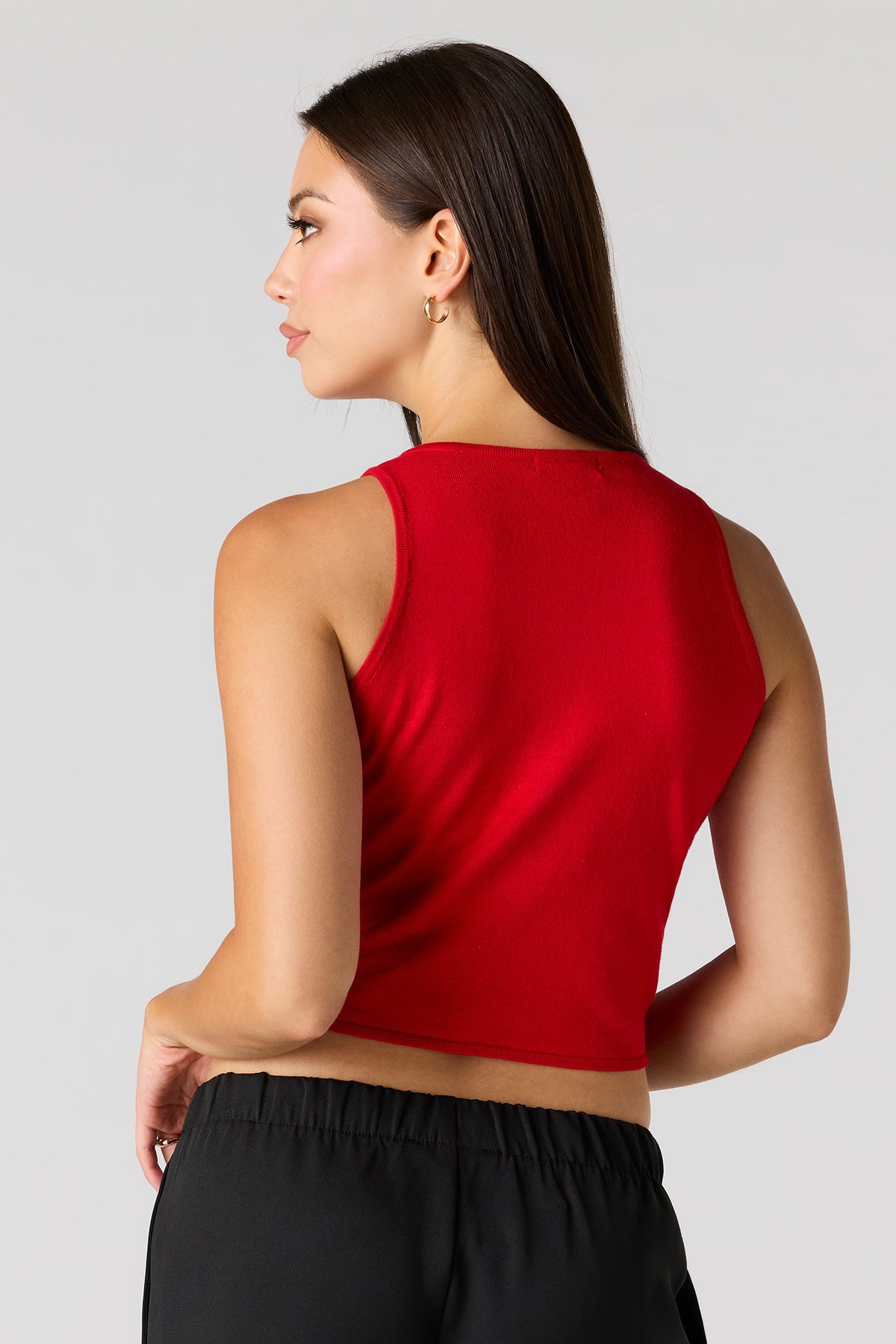 Vue alternative 2. Veste boutonnée en tricot