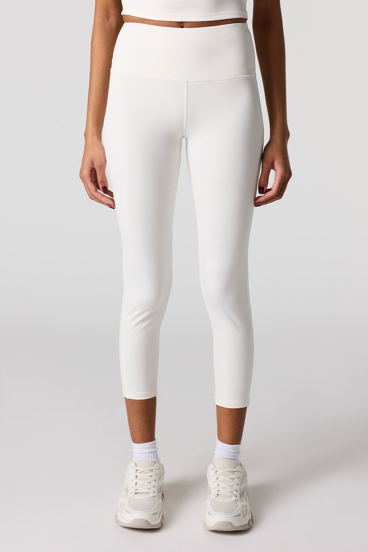 Alt View 2. Active Legging 24" - White