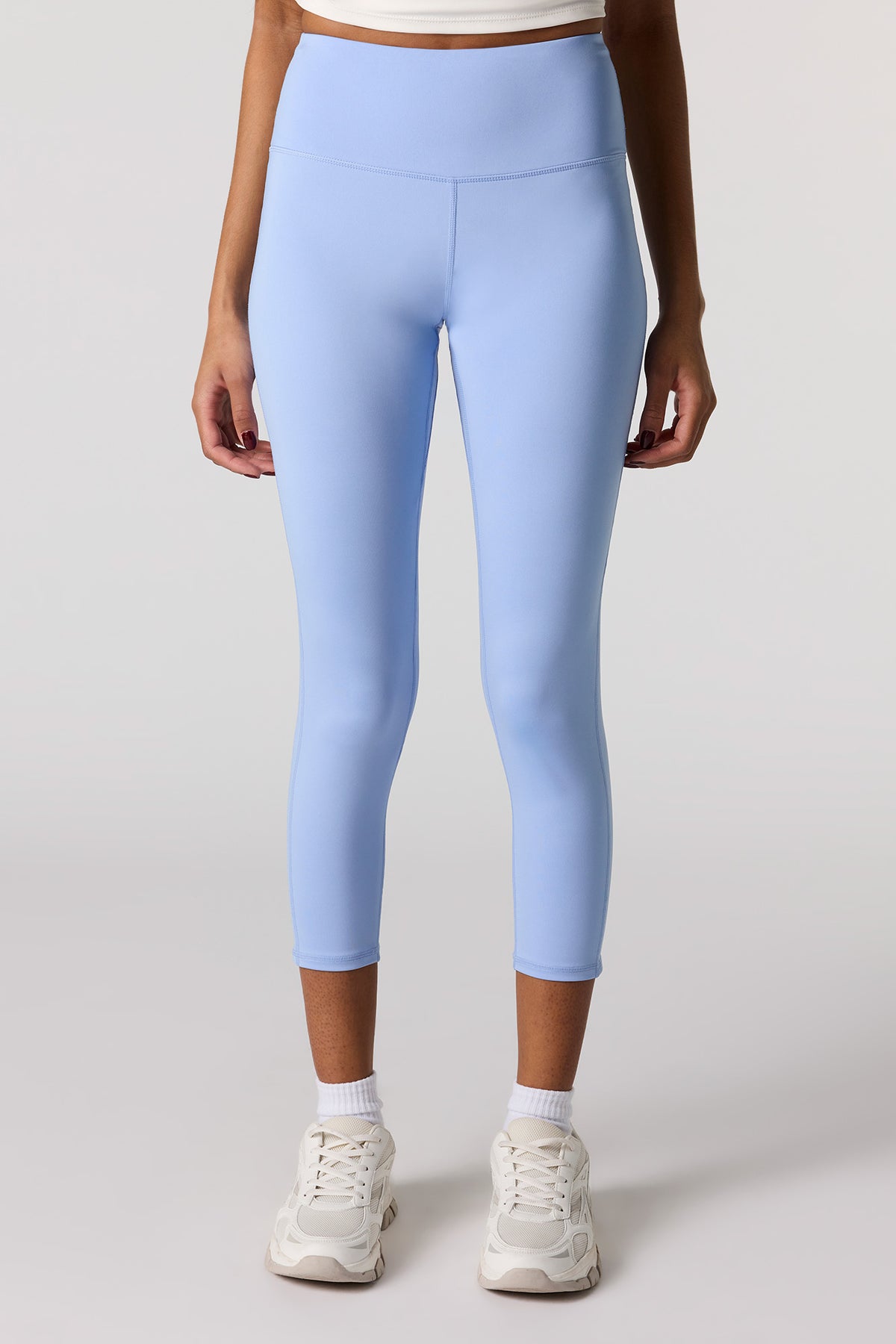 Alt View 2. Active Legging 24" - Light Blue