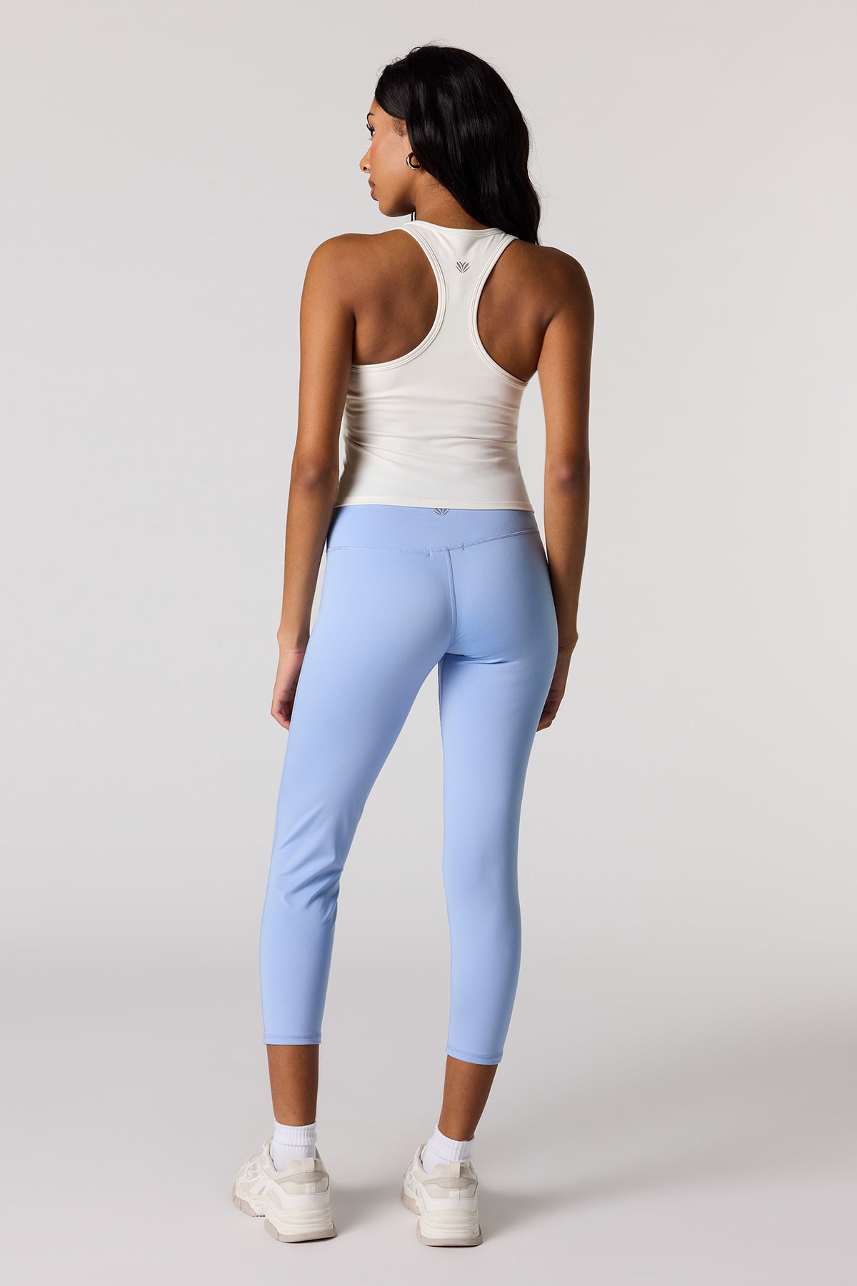 Alt View 3. Active Legging 24" - Light Blue