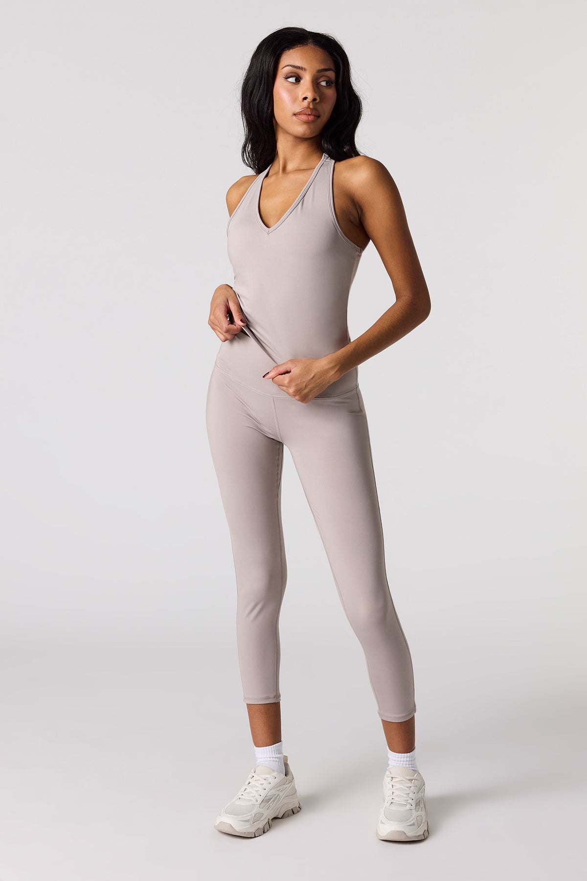 Active Legging 24" - Taupe