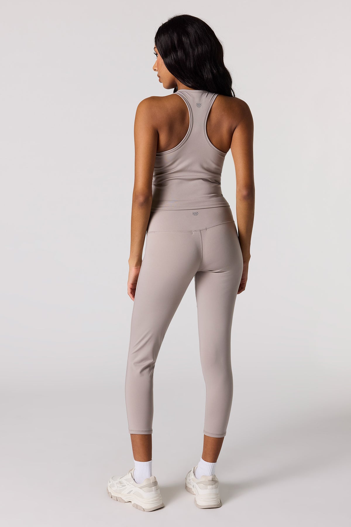 Alt View 3. Active Legging 24" - Taupe