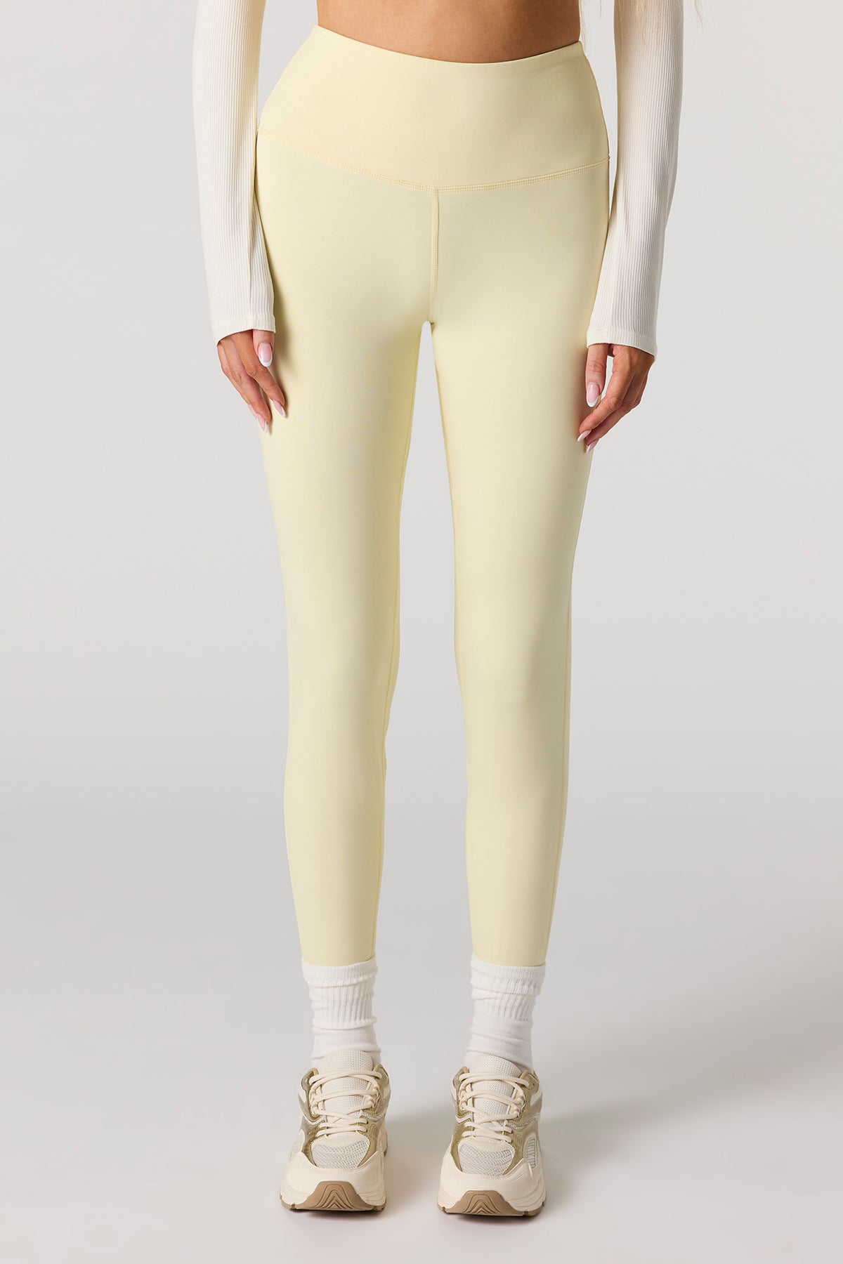 Alt View 2. Active Legging 26" - Yellow