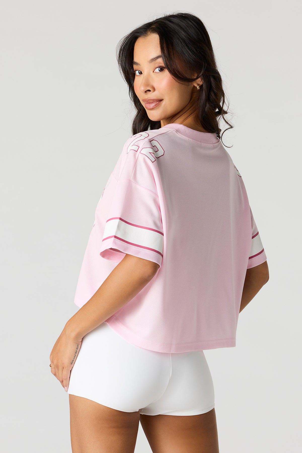 Alt View 2. Active Double Layered Short 1.5" - White