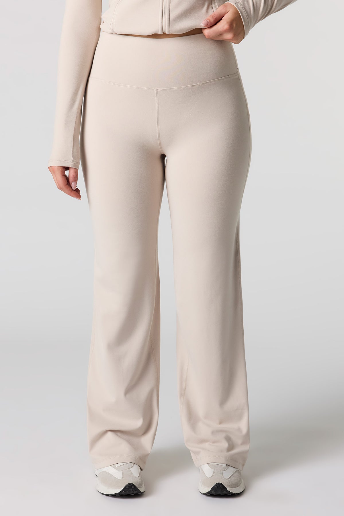 Alt View 2. Active Straight Leg Pant - Oatmeal