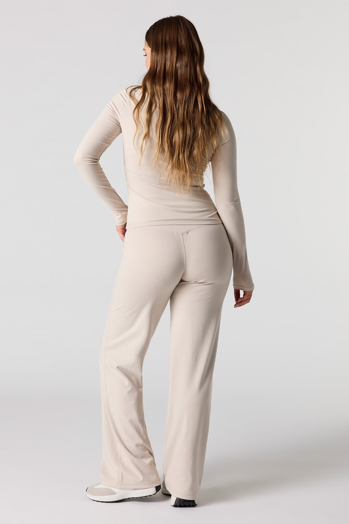 Alt View 3. Active Straight Leg Pant - Oatmeal