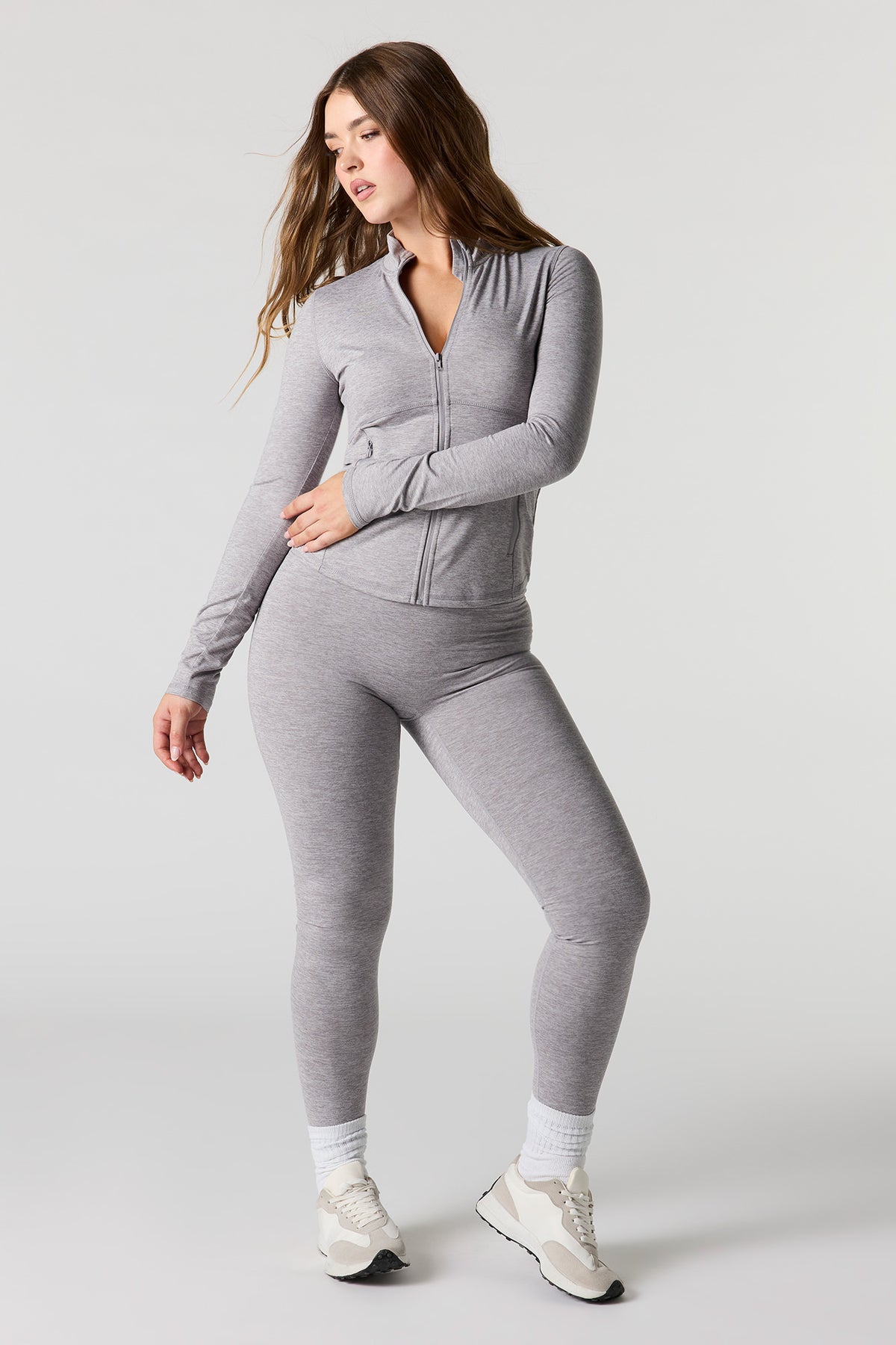 Active Legging - Heather Grey