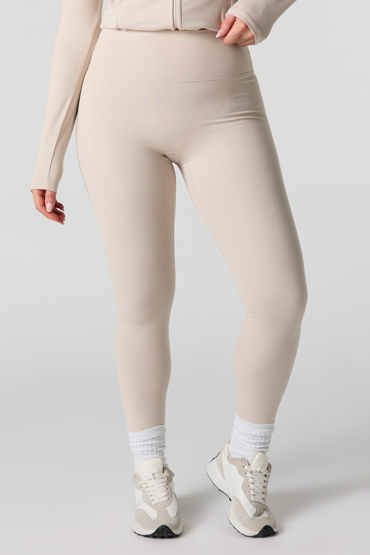 Alt View 2. Active Legging - Oatmeal