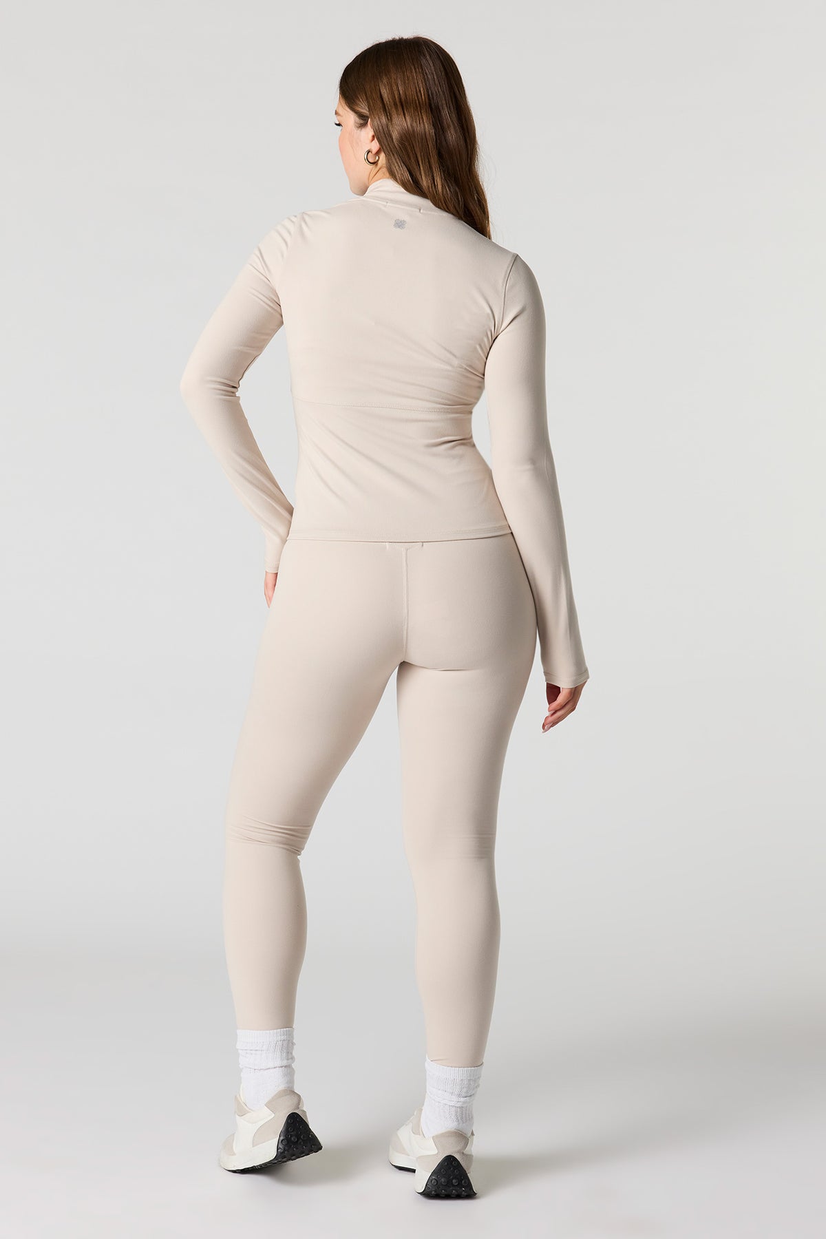 Alt View 3. Active Legging - Oatmeal