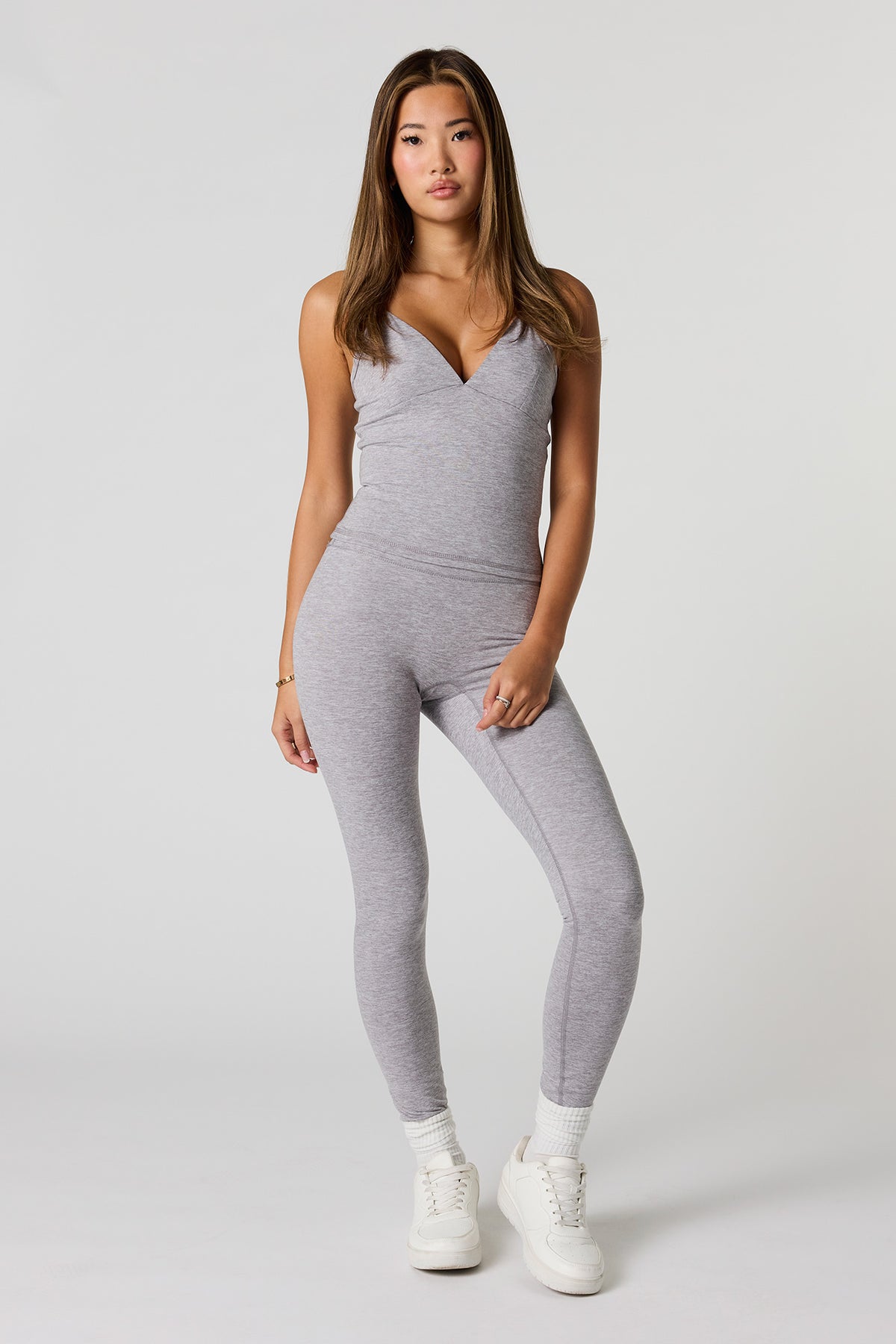 Active Smooth Legging - Heather Grey