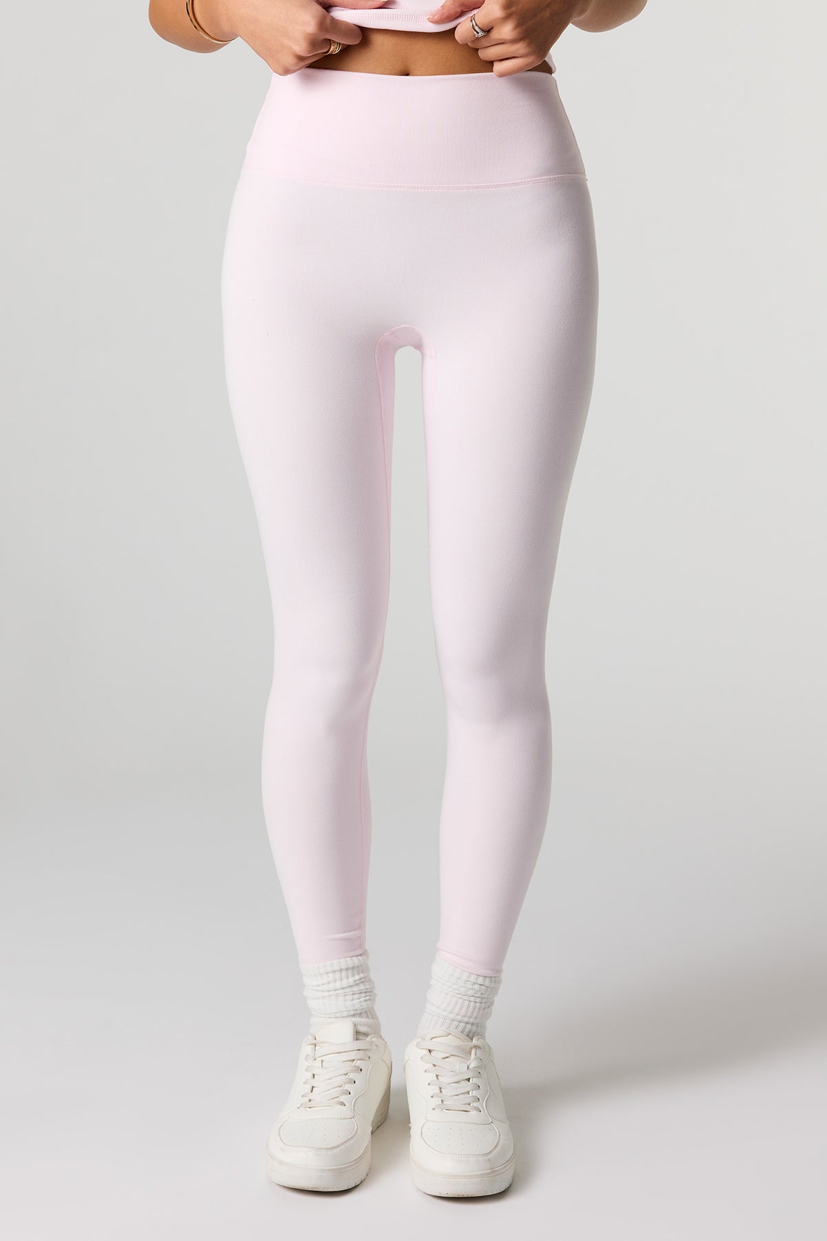 Alt View 2. Active Smooth Legging - Pink