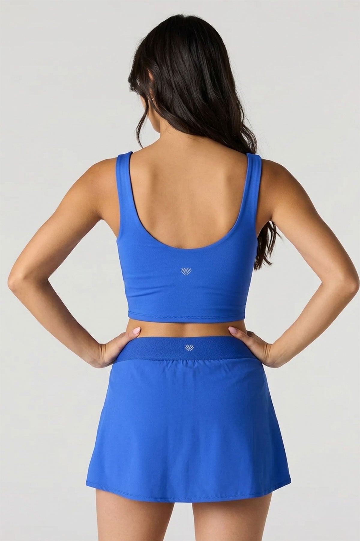 Alt View 3. Active Mini Tennis Skort - Blue