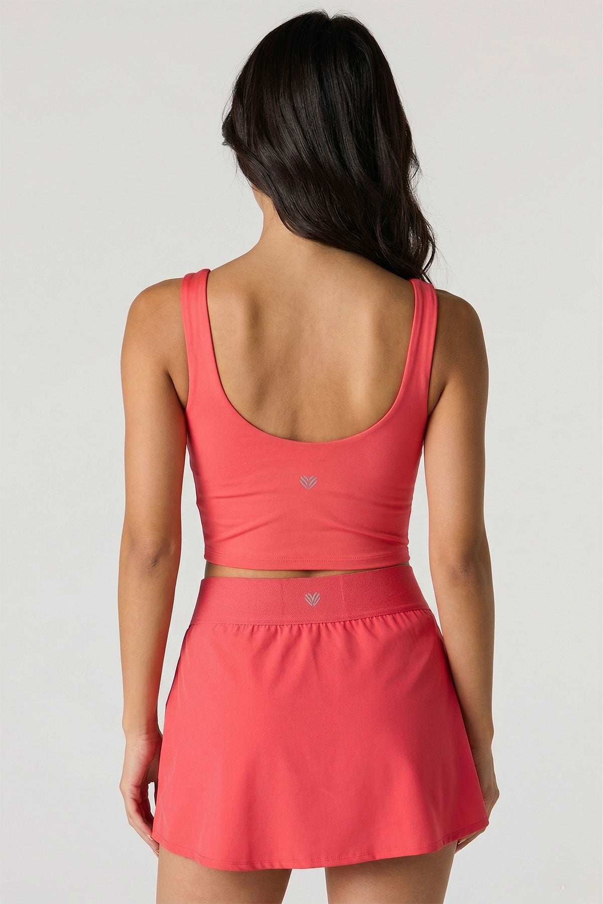 Alt View 3. Active Mini Tennis Skort - Red
