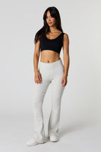 Pantalon Active côtelé à jambe évasée