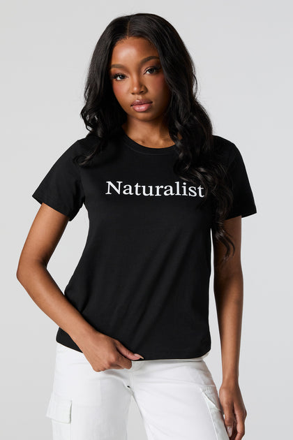 T-shirt surdimensionné à imprimé Naturalist