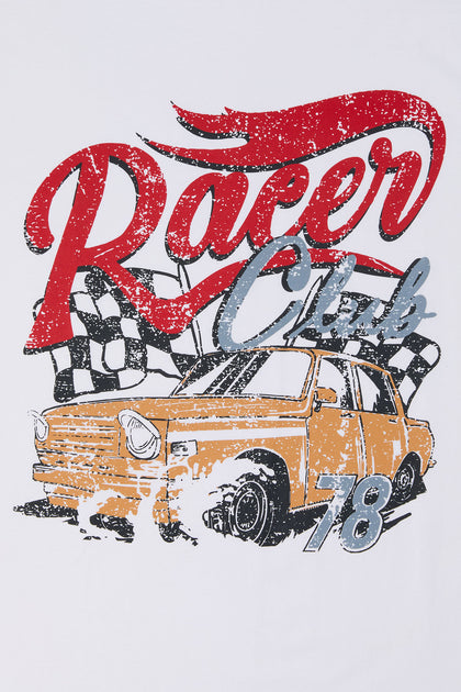 T-shirt à imprimé Racer