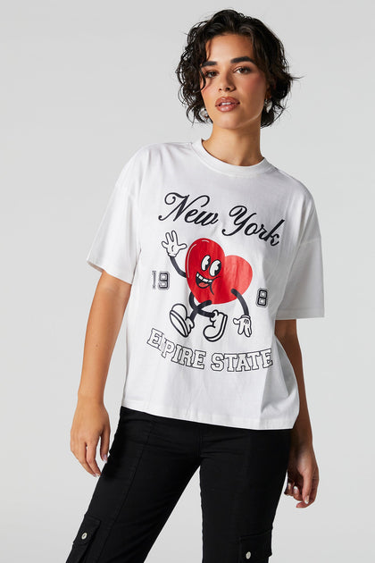 T-shirt à imprimé New York