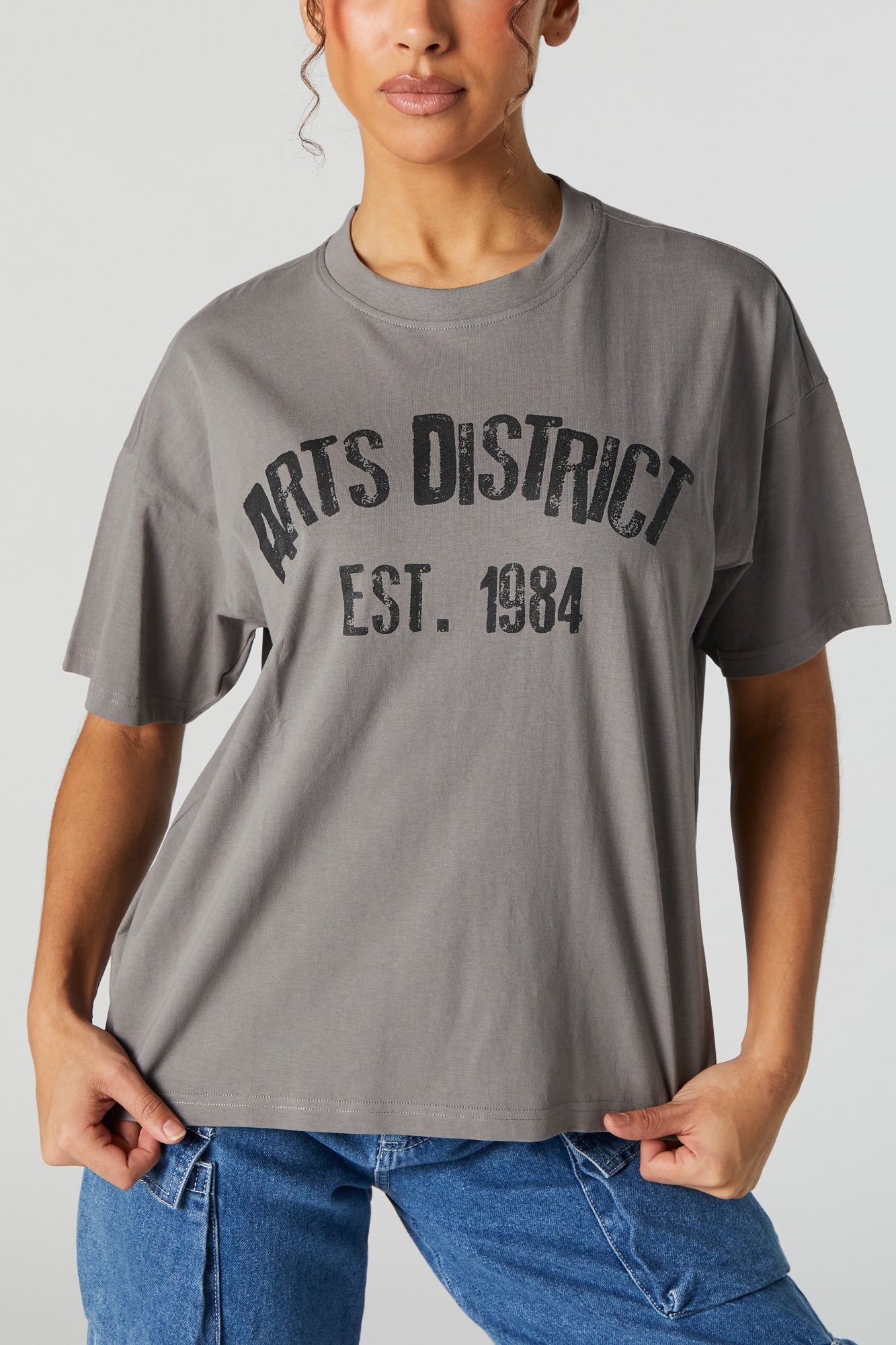 Arts District Graphic Boyfriend T-Shirt
