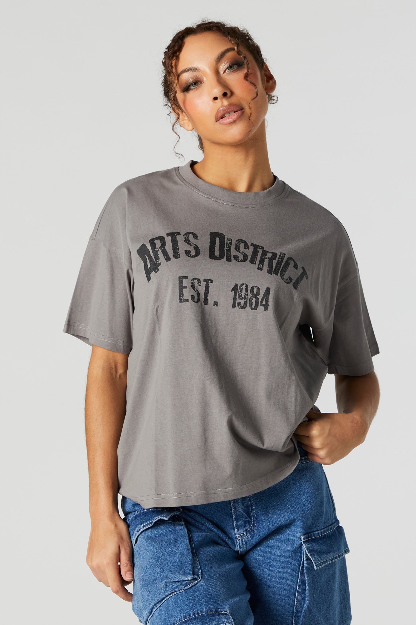Arts District Graphic Boyfriend T-Shirt