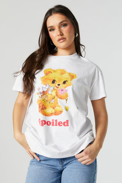 Spoiled Teddy Oversized Graphic T-Shirt