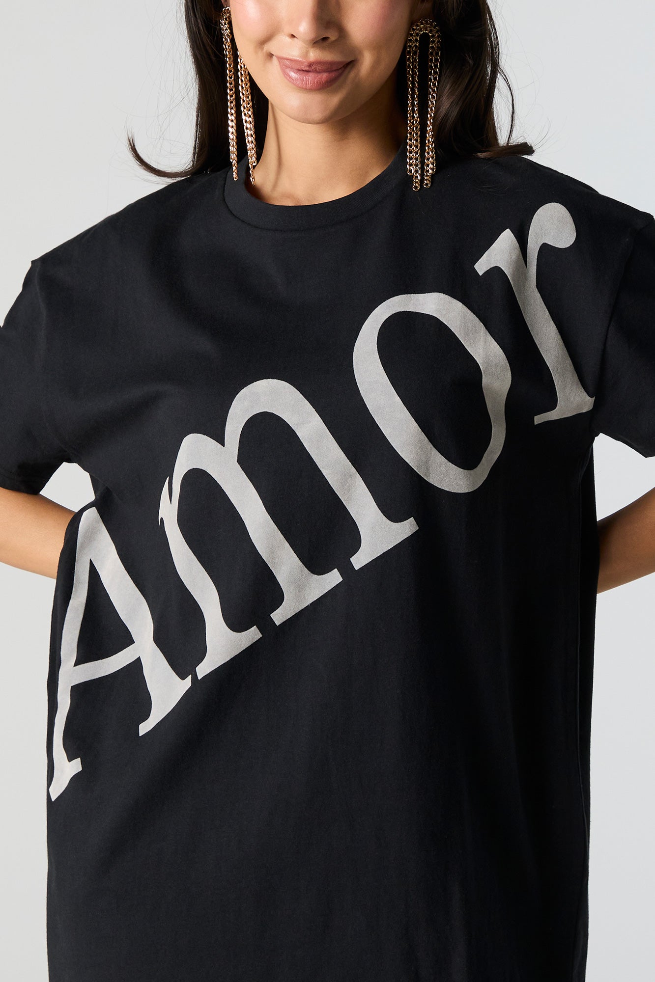 Amor Graphic Oversized T-Shirt