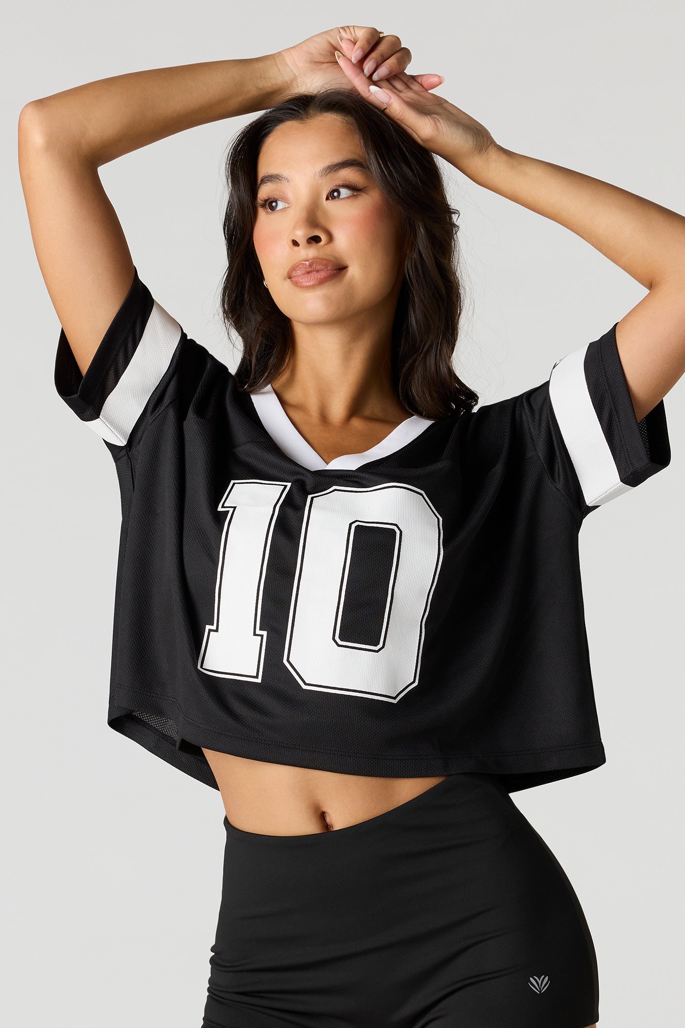 トップス meltthelady cropped jersey II setup Graphic Cropped Jersey Top – Urban Planet