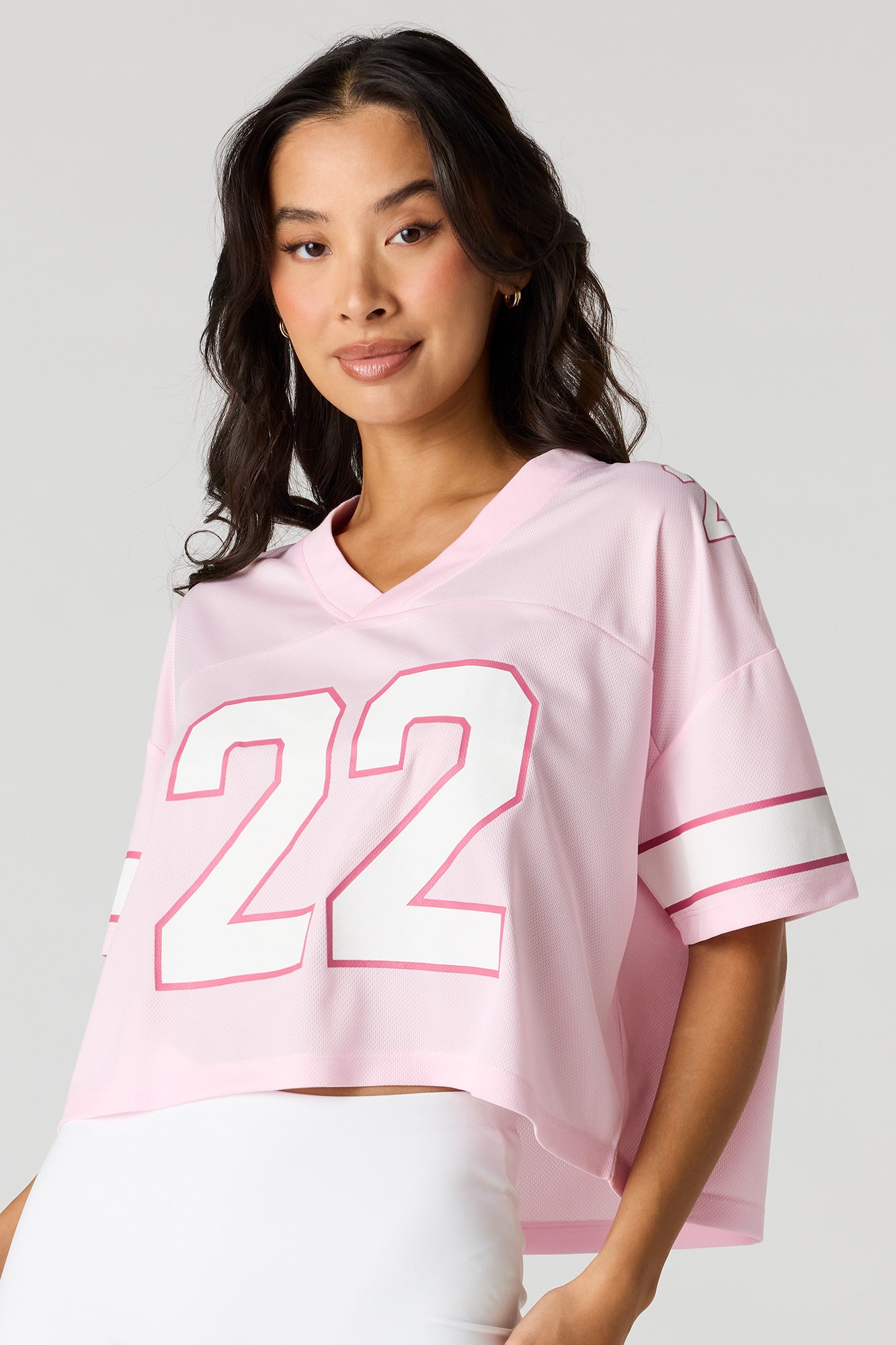 Graphic Cropped Jersey Top – Urban Planet