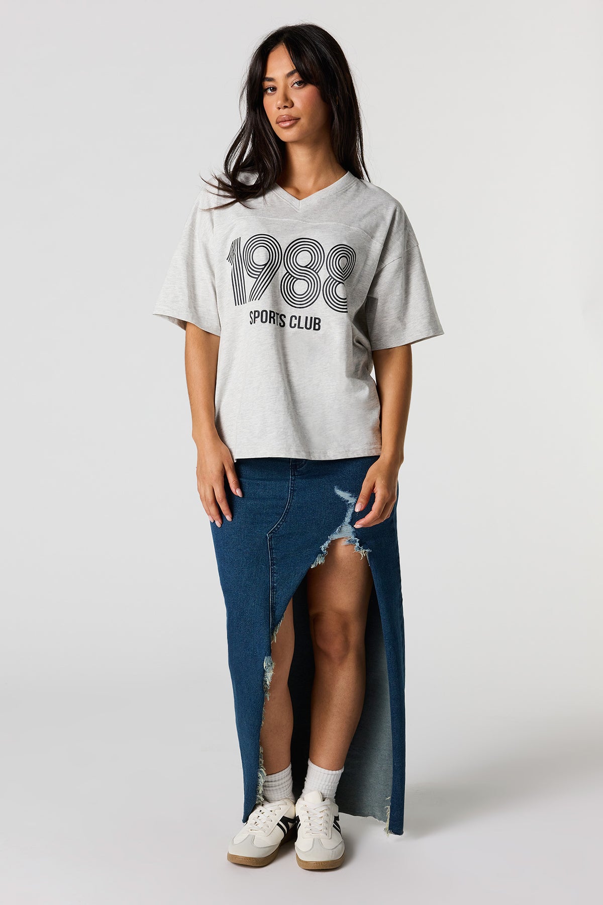 Vue alternative 3. T-shirt à imprimé 1988 HD avec encolure en V