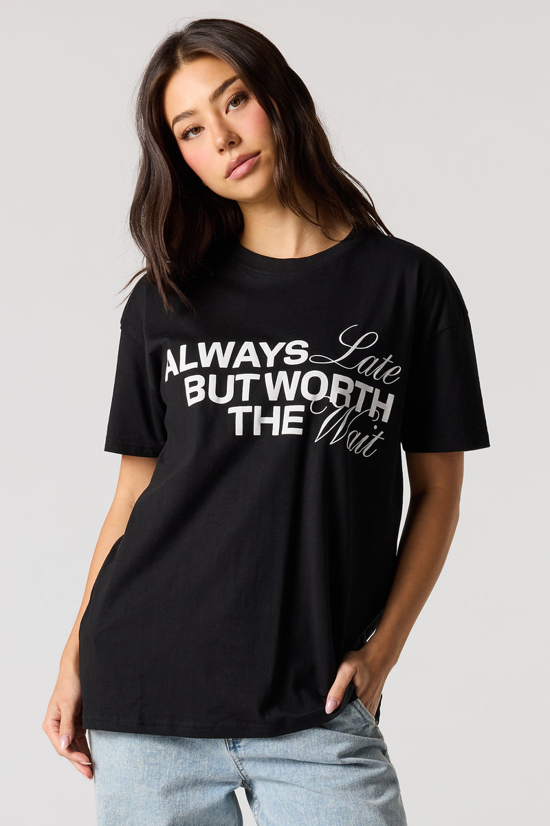 T-shirt surdimensionné à imprimé